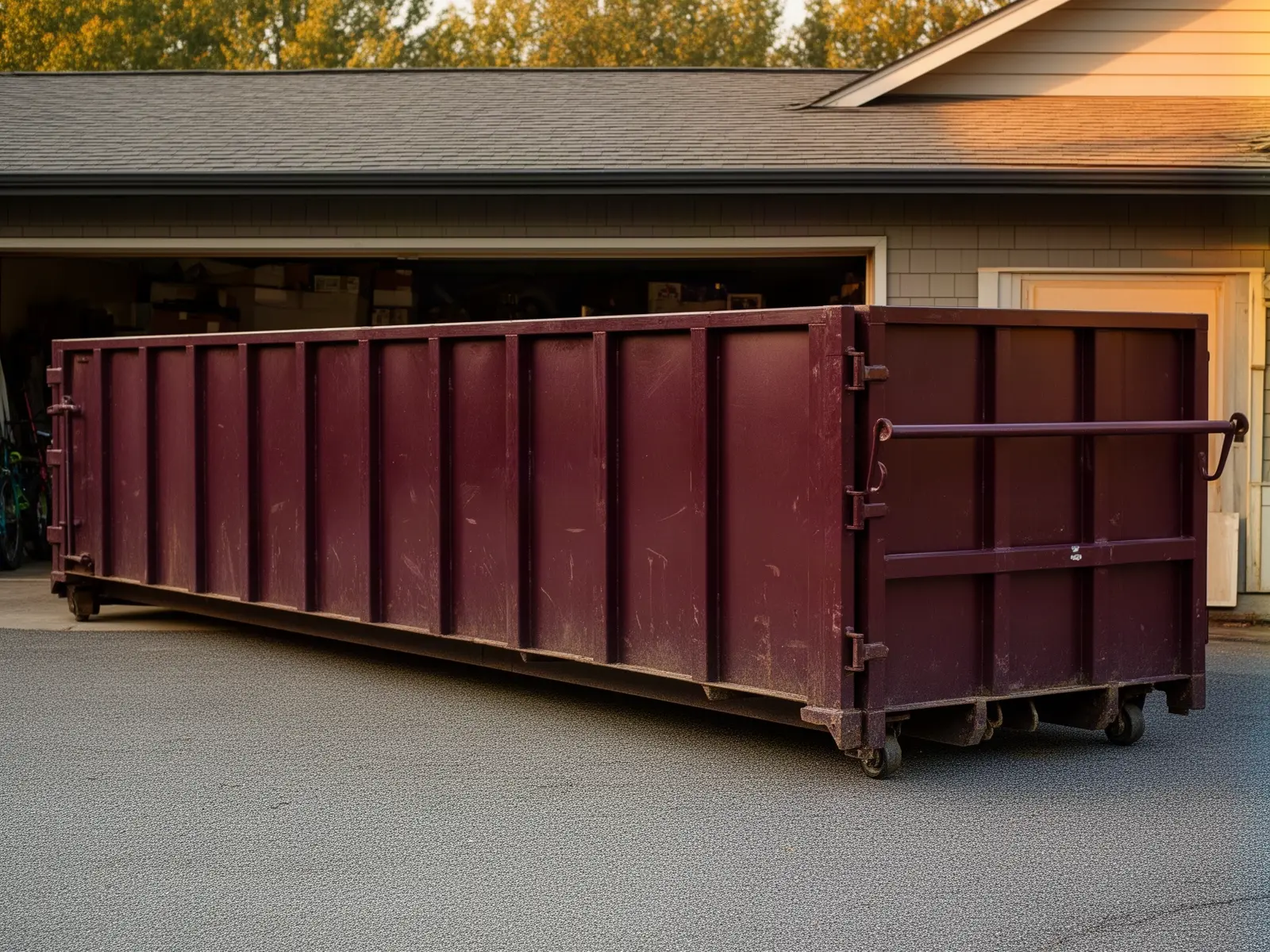 Roll-off dumpster from Tri-County Waste Solutions in Jackson, TN